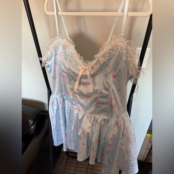 Sugar Thrillz Butterfly Corset Dress - Picture 2 of 16
